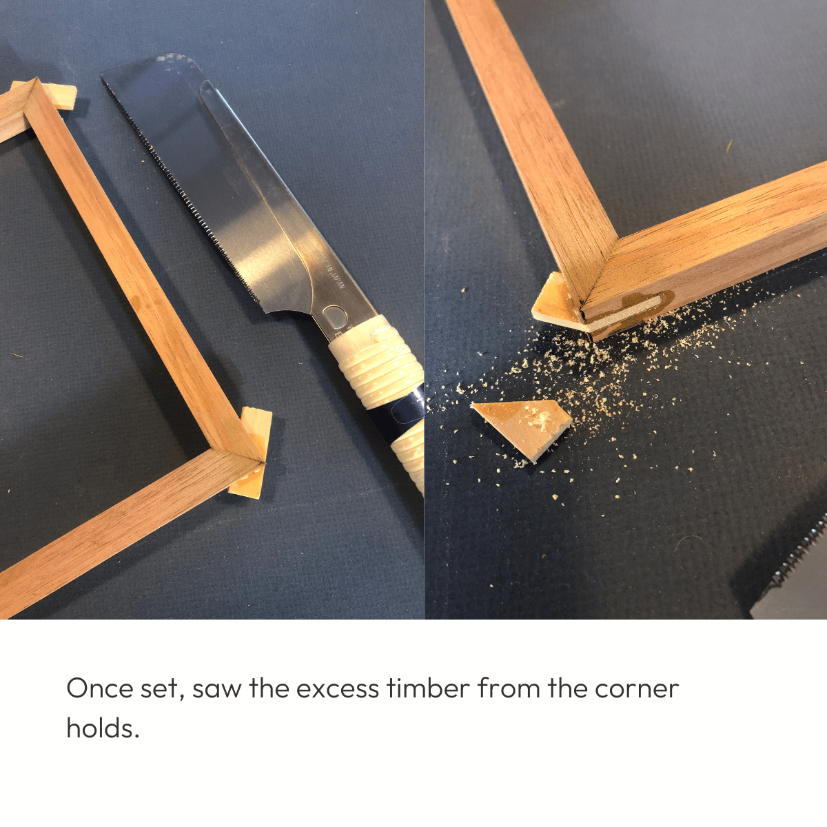 DIY Blackwood Kumiko Display Frame