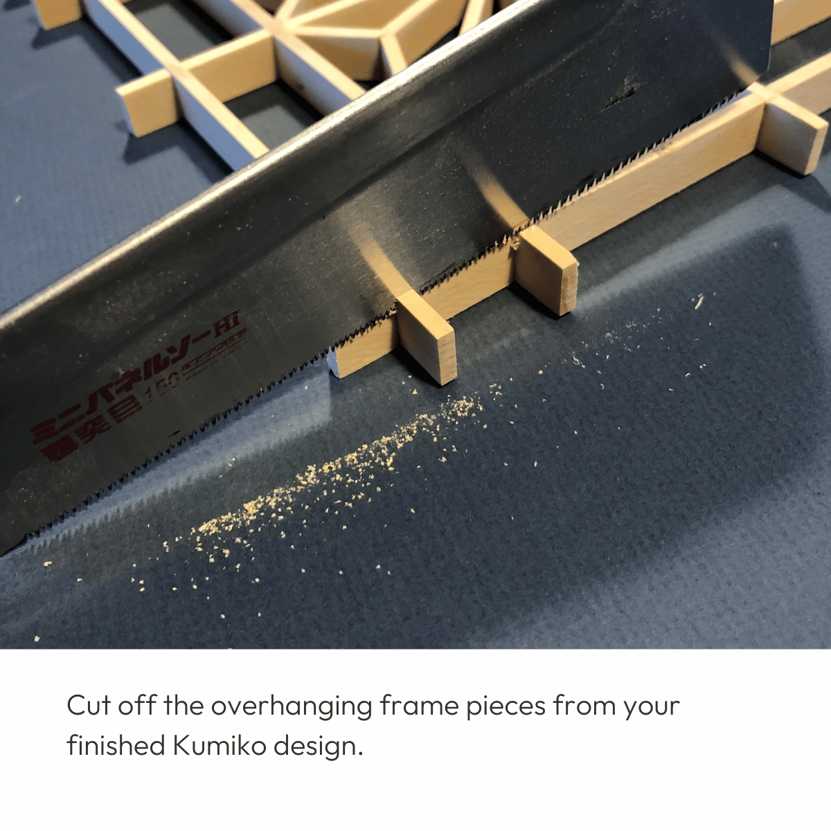 DIY Blackwood Kumiko Display Frame