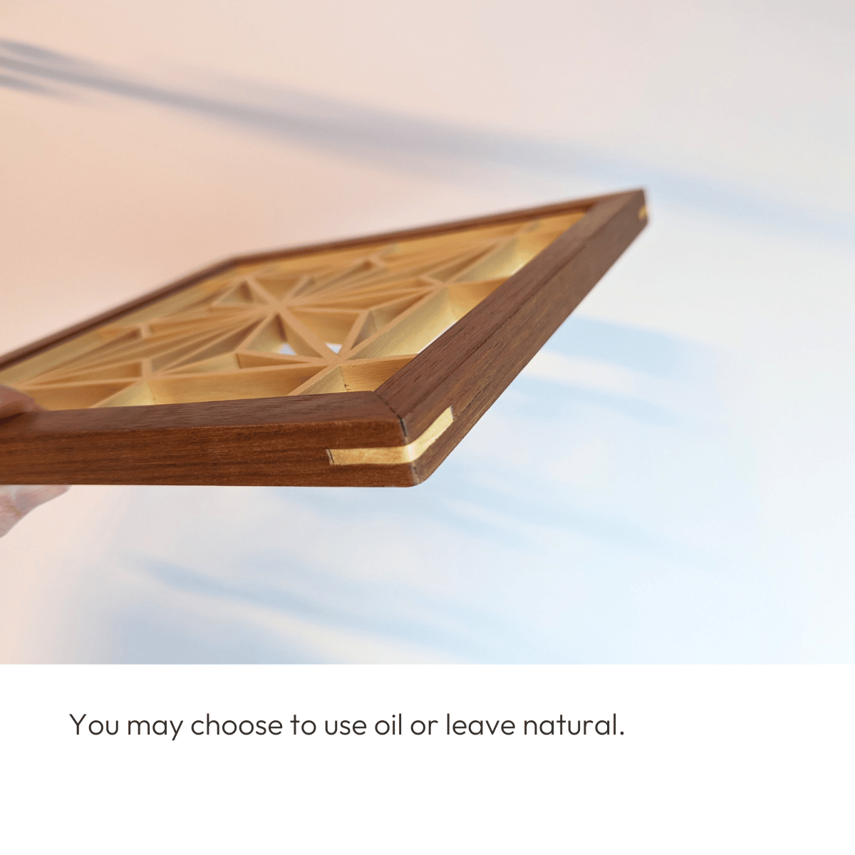 DIY Blackwood Kumiko Display Frame