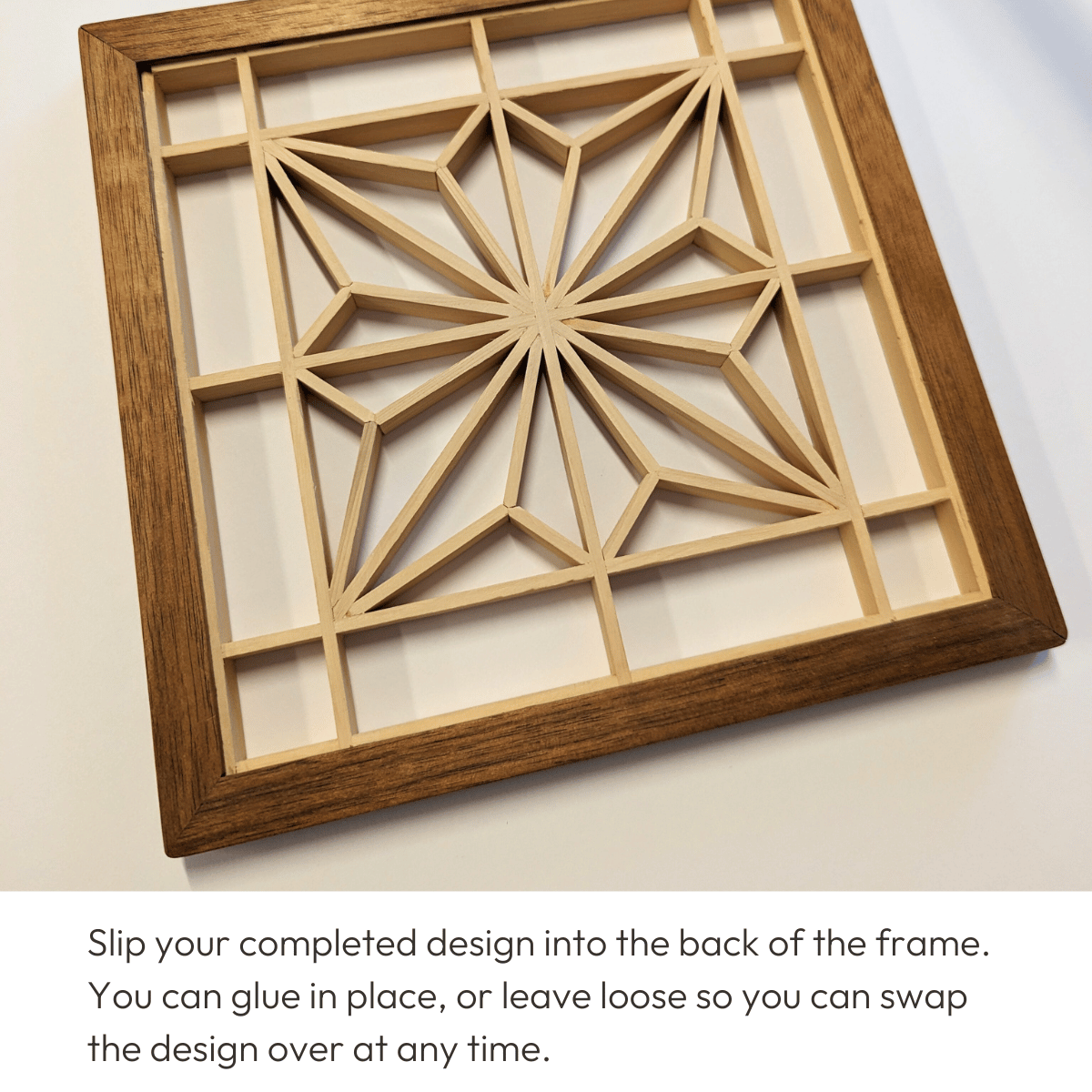 DIY Blackwood Kumiko Display Frame