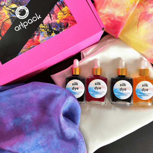 Dye your own silk scarves