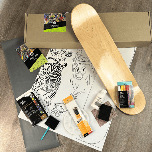 Paint your own skateboard