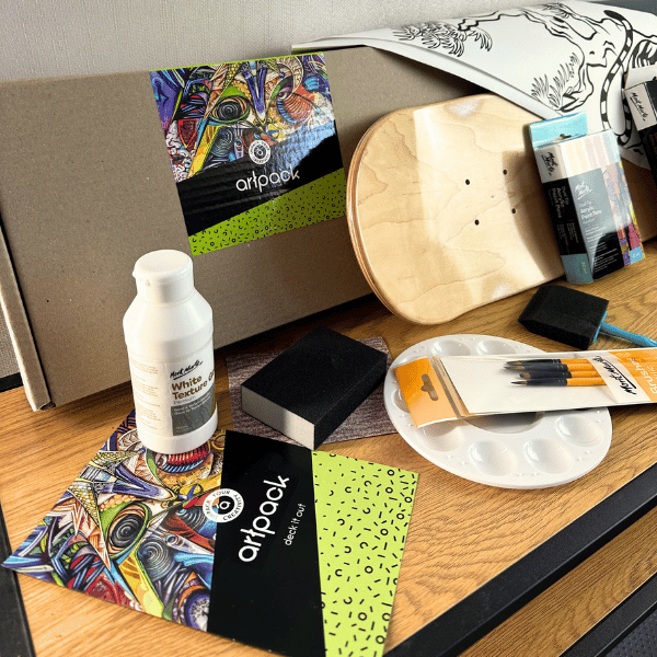 Paint your own skateboard