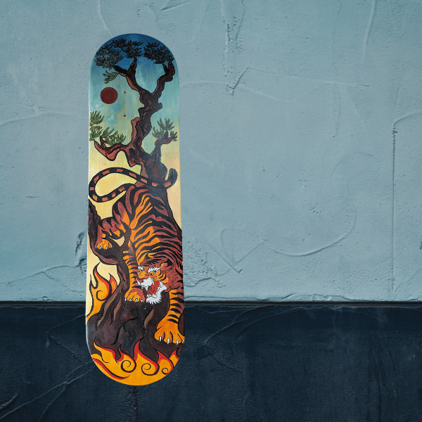 Paint your own skateboard